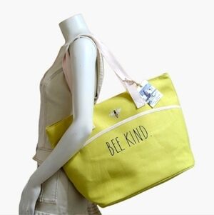 Rae Dunn Bee Kind Cooler Insulated Tote Bag